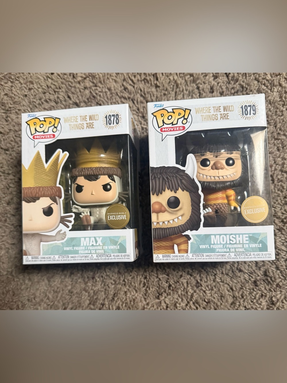 Funko Pop! Max & Moishe Vinyl Figure Duo - Yellow Crown